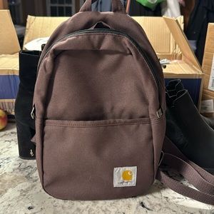 Mini Carhartt backpack brown/mulberry